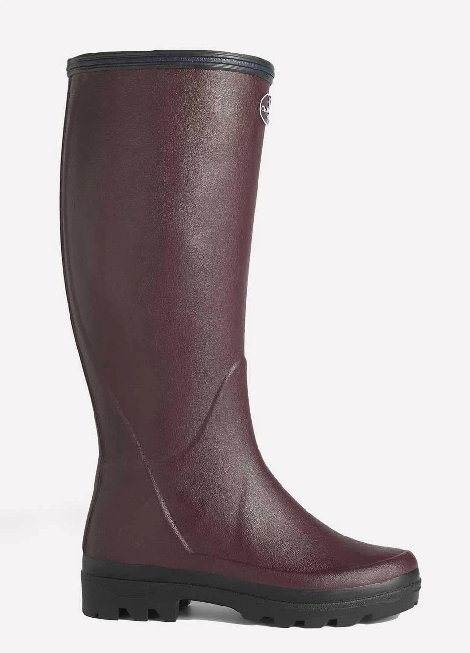Le Chameau Ladies Giverny Wellingtons - Cherry 3 Le Chameau Ladies Giverny Wellingtons - Cherry