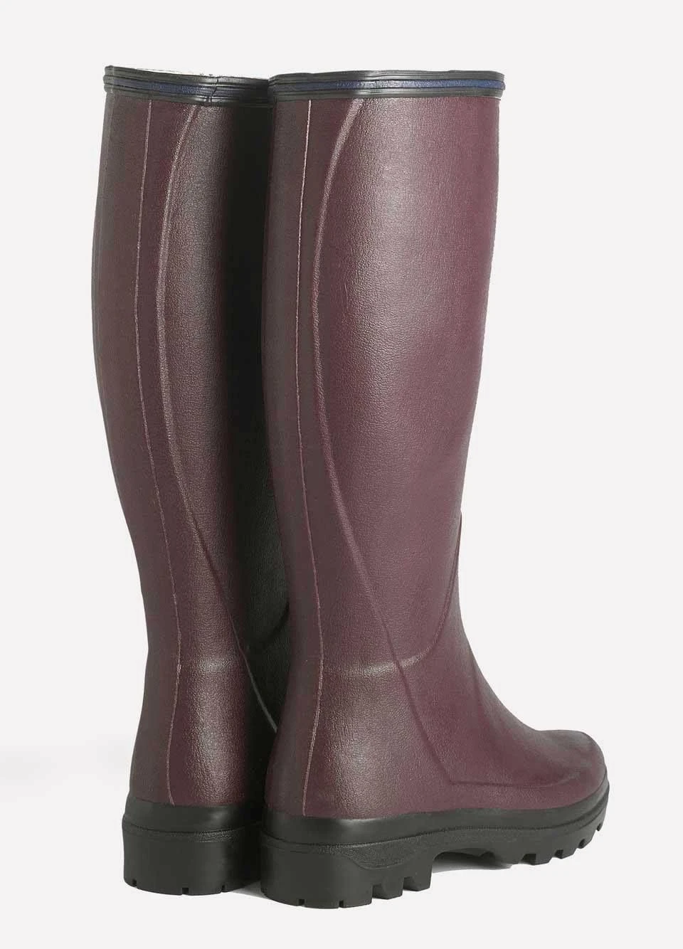 Le Chameau Ladies Giverny Wellingtons - Cherry 5 Le Chameau Ladies Giverny Wellingtons - Cherry - Image 3