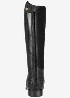Ariat Junior Bromont H2O Tall Boots - Black -Equestrian Sale Store 2 jnrbromont blk