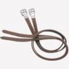Prestige A17 Non-stretch Stirrup Leathers - Tobacco/White -Equestrian Sale Store a17 leathers tobacco