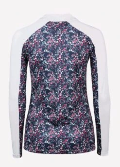 Dublin Black Ladies Alegra Print Long Sleeve Competition Top - Flower Print 7 Dublin Black Ladies Alegra Print Long Sleeve Competition Top - Flower Print -Equestrian Sale Store alegra2