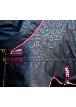 Amigo Hero 600D Ripstop Plus Lite - Navy HW Print/Burgundy -Equestrian Sale Store amigo hero ripstop plus hwprint 4rdy