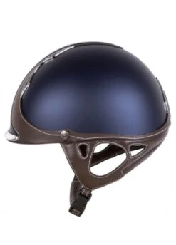 Antares Galaxy Jockey Helmet - Blue/Brown -Equestrian Sale Store antares galaxy jockey blue brown 3rdy