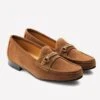 Fairfax & Favor Ladies Suede Apsley Loafers - Tan -Equestrian Sale Store apsleytan1