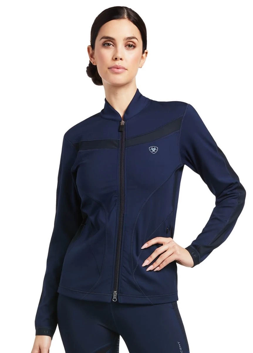 Ariat Ascent Full Zip - Navy 3 Ariat Ascent Full Zip - Navy