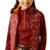 Ariat Youth Bella Reversible Vest - Dala Horse -Equestrian Sale Store ariat bella dala 1rdy
