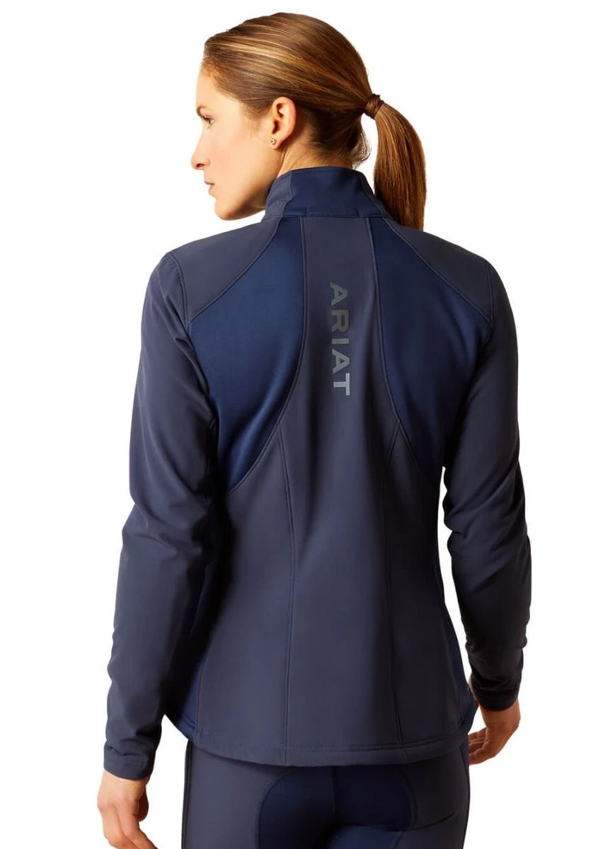 Ariat Boreas Full Zip Sweatshirt - Navy 4 Ariat Boreas Full Zip Sweatshirt - Navy - Image 2