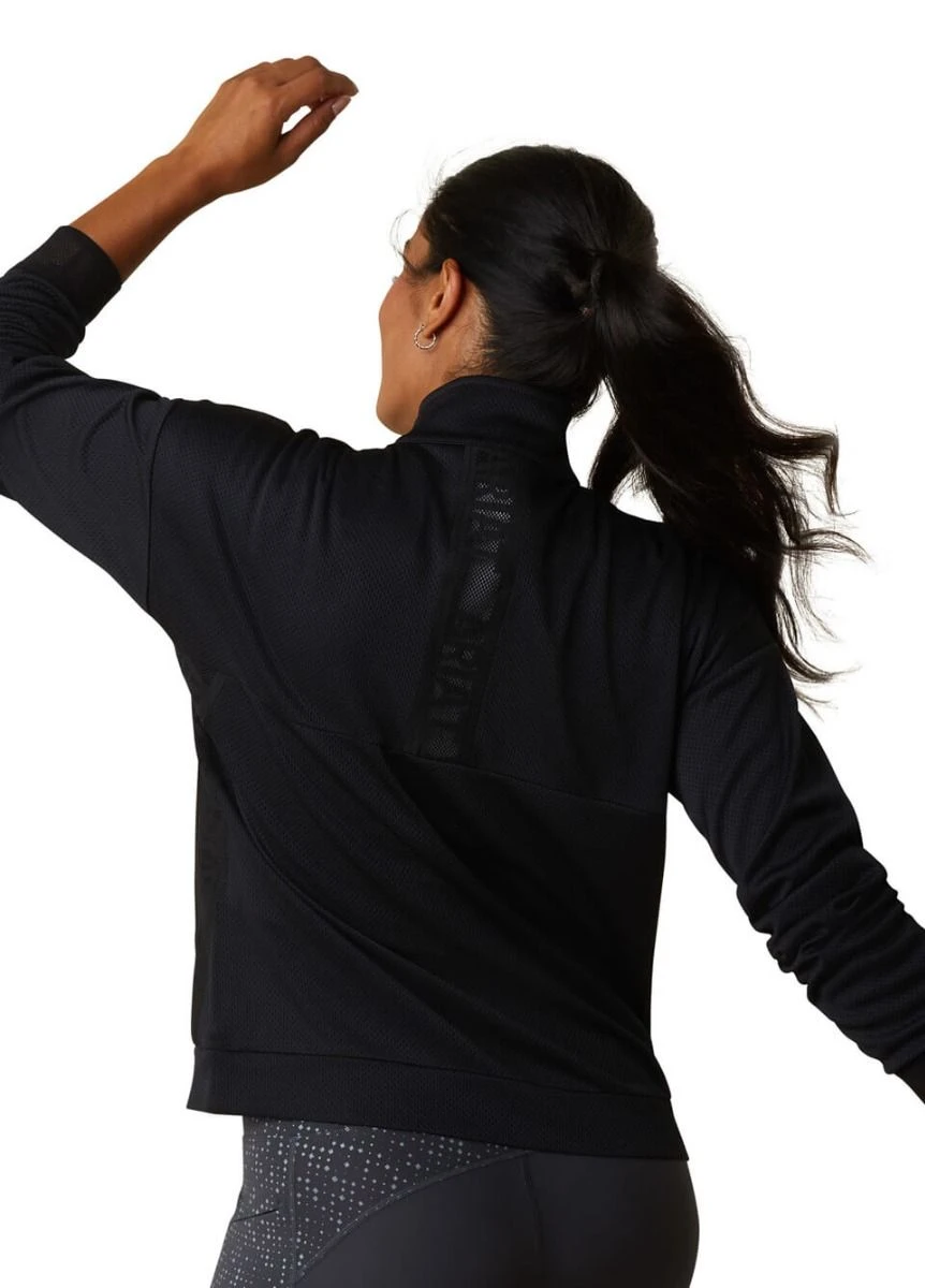 Ariat Breathe 1/2 Zip Sweatshirt - Black 4 Ariat Breathe 1/2 Zip Sweatshirt - Black - Image 2