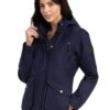 Ariat Sterling Parka - Navy Heather -Equestrian Sale Store ariat sterling parka navy 1rdy