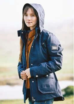 Ariat Sterling Parka - Navy Heather 7 Ariat Sterling Parka - Navy Heather -Equestrian Sale Store ariat sterling parka navy 3rdy