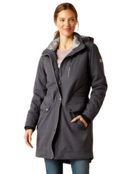 Ariat Womens Tempest Insulated Waterproof Parka - Ebony