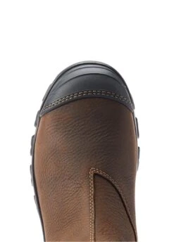 Ariat Mens Treadfast H20 Steel Toe Chelsea Boot - Dark Brown -Equestrian Sale Store ariat treadfast brown 6rdy