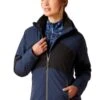 Ariat Valor H2O Jacket - Navy Colourblock -Equestrian Sale Store ariat valor jacket navy 1rdy