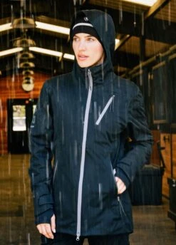 Ariat Venture Waterproof Jacket - Black -Equestrian Sale Store ariat venture jacket black 3rdy