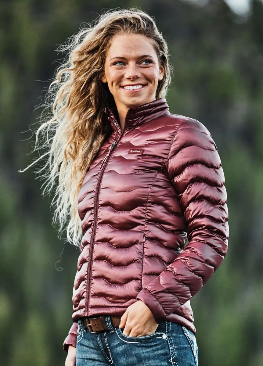 Ariat Ideal 3.0 Down Jacket - Windsor Wine 5 Ariat Ideal 3.0 Down Jacket - Windsor Wine - Image 3