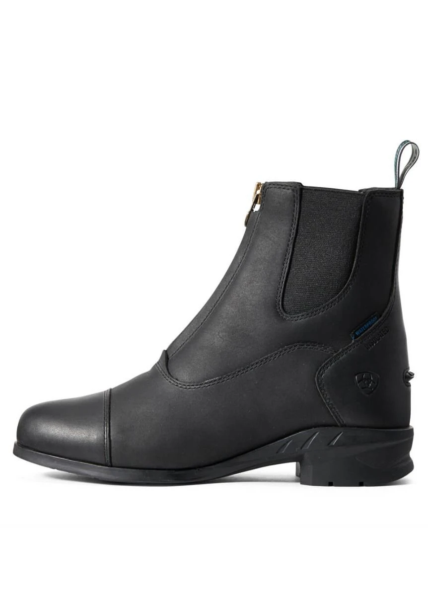 Ariat Womens Heritage LV Insulated H20 Zip Boots - Black 4 Ariat Womens Heritage LV Insulated H20 Zip Boots - Black - Image 2