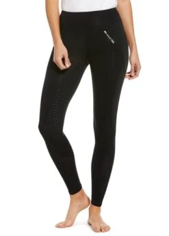 Ariat Prevail Insulated Full Seat Tights - Black Reflective
