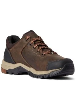 Ariat Womens Skyline H2O Low Lace Shoe - Distressed Brown -Equestrian Sale Store ariatskylinelowh2obrown3rdy