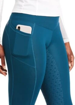 Ariat Womens EOS Full Seat Tight - Eurasian Teal -Equestrian Sale Store ariattightteal3rdy