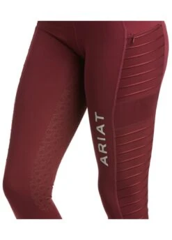 Ariat EOS Moto Full Seat Tights - Windsor Wine -Equestrian Sale Store ariattightwine2rdy