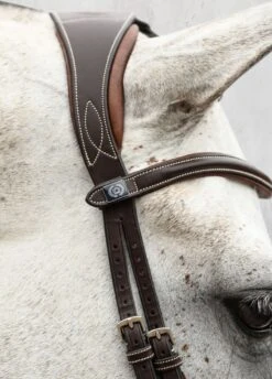 PS Of Sweden Athens Bridle - Brown -Equestrian Sale Store athensbrndetailrdy