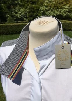 Pessoa Ladies Bahia Competition Shirt - White -Equestrian Sale Store bahia3