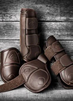LeMieux Capella Fetlock Boots - Brown 10 LeMieux Capella Fetlock Boots - Brown -Equestrian Sale Store bcapella