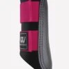 Woof Wear Club Brushing Boots - Black/ Berry -Equestrian Sale Store berrywoofclubboots