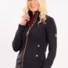 Blackfort Equestrian Jenny Zip Up Jacket - Black/Rose 1 Blackfort Equestrian Jenny Zip Up Jacket - Black/Rose -Equestrian Sale Store bf jenny blackrose 1rdy