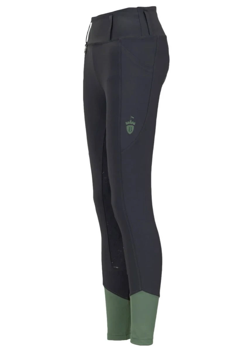 Blackfort Equestrian Riding Tights - Grey/Sage 3 Blackfort Equestrian Riding Tights - Grey/Sage