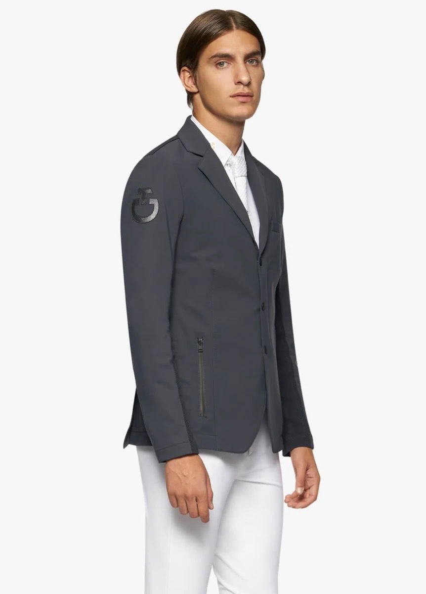 Cavalleria Toscana Mens R-EVO Competition Jacket - Grey 4 Cavalleria Toscana Mens R-EVO Competition Jacket - Grey - Image 2