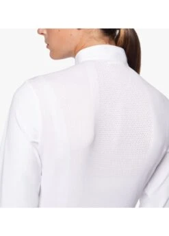 Cavalleria Toscana R-Evo Pleated Competition Shirt - White 10 Cavalleria Toscana R-Evo Pleated Competition Shirt - White -Equestrian Sale Store cavalleria toscana pleated shirt white 4rdy