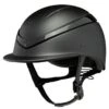 Charles Owen Luna Riding Helmet - Black/Black Gloss -Equestrian Sale Store charles owen luna hat black black gloss 1rdy