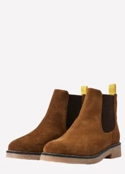 Joules Ladies Chepstow Casual Chelsea Boots - Dark Brown