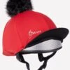 LeMieux Hat Silk - Chilli Red -Equestrian Sale Store chillisilk2