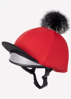 LeMieux Hat Silk - Chilli Red -Equestrian Sale Store chillisilk3