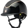 Charles Owen EQx Kylo MIPS Glossy & Sparkly Hat - Black -Equestrian Sale Store cowen kylo mips gloss black 1rdy