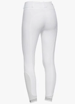 Cavalleria Toscana High Waist Full Seat Breeches - White -Equestrian Sale Store ct high breech white 3rdy