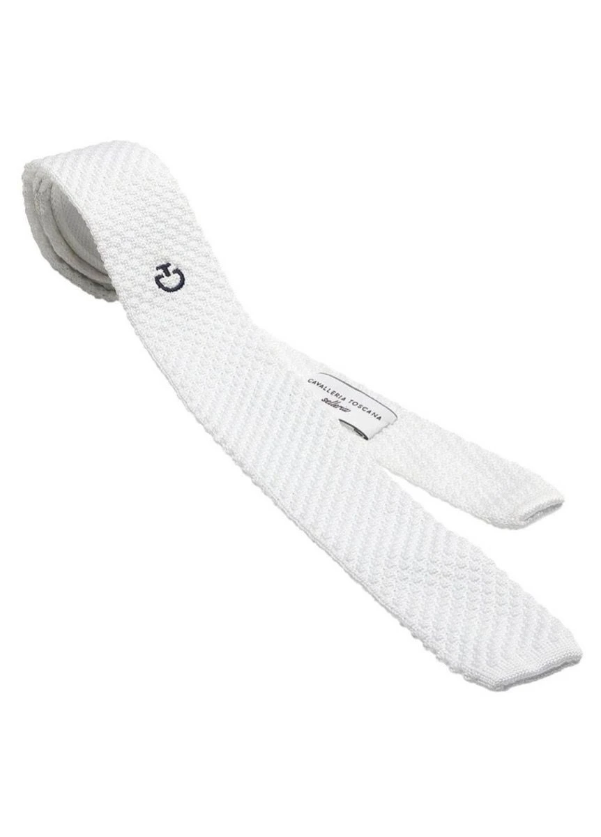 Cavalleria Toscana Mens Tie - White 3 Cavalleria Toscana Mens Tie - White