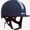 Champion Junior X-Air Dazzle Plus Riding Hat - Navy -Equestrian Sale Store dazzlenavyrdy
