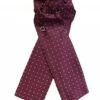 Equetech Ready-Tied Stock Pin Spot - Maroon/White 1 Equetech Ready-Tied Stock Pin Spot - Maroon/White -Equestrian Sale Store equetech pin spot maroon 1rdy