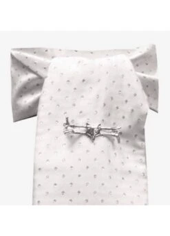 Equetech Stock (Untied) - White/Silver Spot