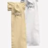 Equetech Plain Jacquard Self Tying Riding Stock - White -Equestrian Sale Store equetech stock plaincream plainwhite 1