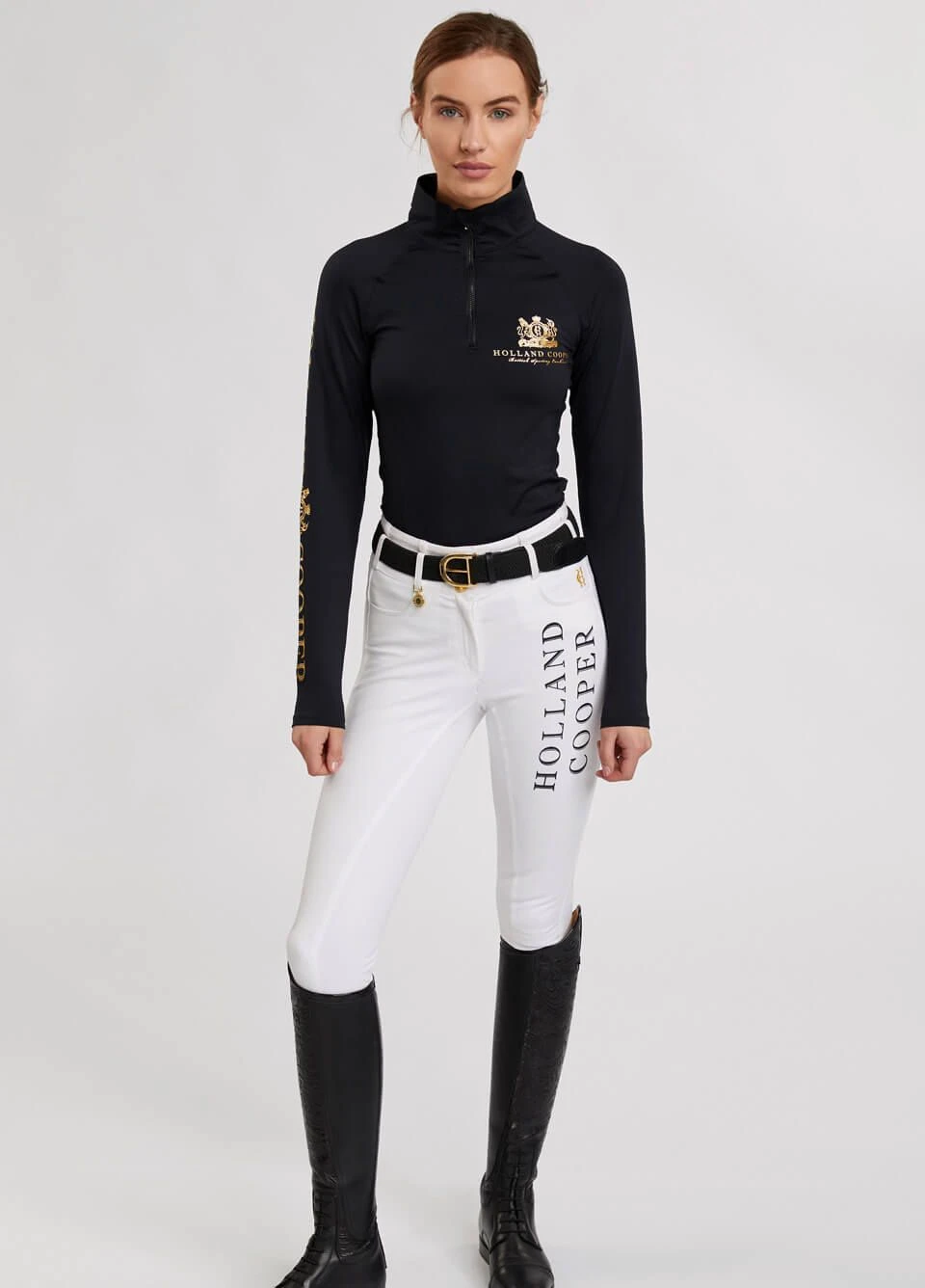 Holland Cooper Equestrian Equi Breeches - Optic White 3 Holland Cooper Equestrian Equi Breeches - Optic White