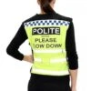 Equisafety Polite Hi Viz Waistcoat - Yellow -Equestrian Sale Store equihivizyellow1rdy