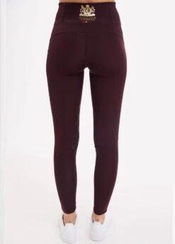 Holland Cooper Equestrian Equi Legging Sport - Mulberry -Equestrian Sale Store equileggingmulb2