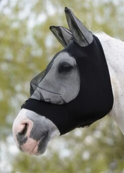 Weatherbeeta Stretch Eye Saver With Ears - Black