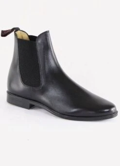 Regent Junior Steed Jodhpur Boots - Black -Equestrian Sale Store f.regent blk x