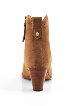 Fairfax & Favor Suede Regina Ankle Boots - Tan -Equestrian Sale Store f freginaankletan3rdy