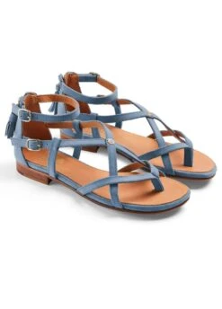 Fairfax & Favor Brancaster Sandal - Cornflower